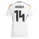 Günstige Fußballtrikots Deutschland Musiala 14 Frauens Heimtrikot EURO 2024 Kurzarm